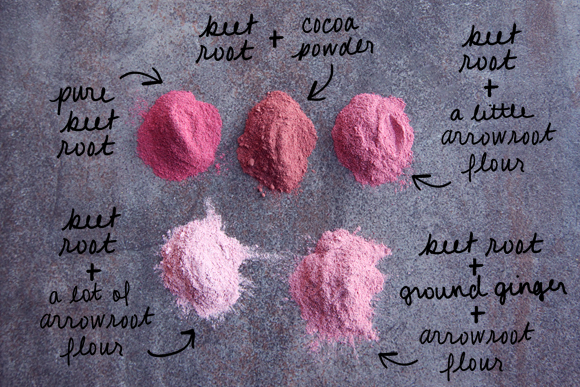 Different-shades-of-blush-using-beet-root