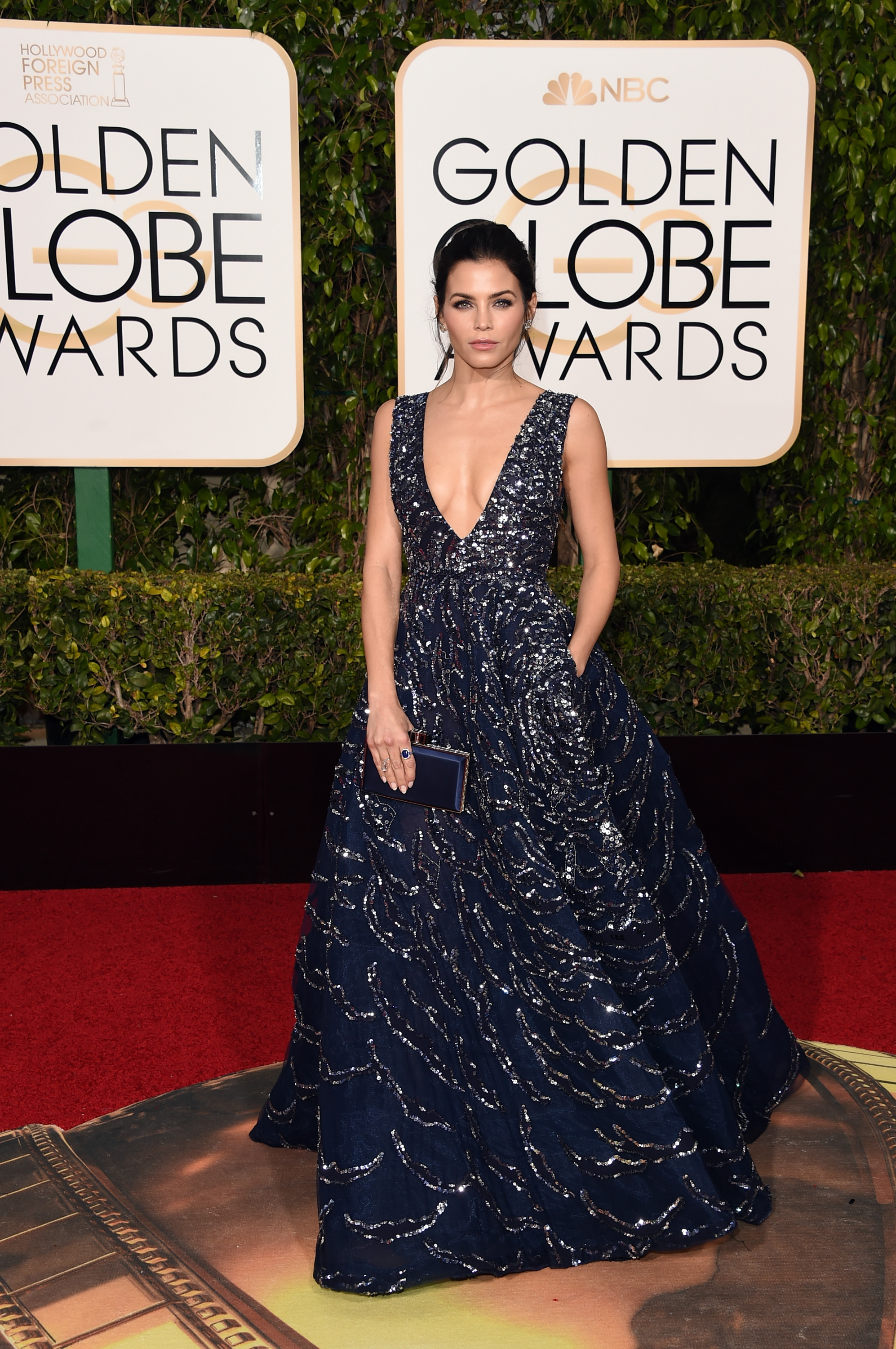 BEVERLY HILLS, CA - JANUARY 10: Actress Jenna Dewan Tatum attends the 73rd Annual Golden Globe Awards held at the Beverly Hilton Hotel on January 10, 2016 in Beverly Hills, California. (Photo by Jason Merritt/Getty Images)