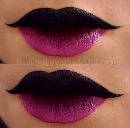two tone lipstick