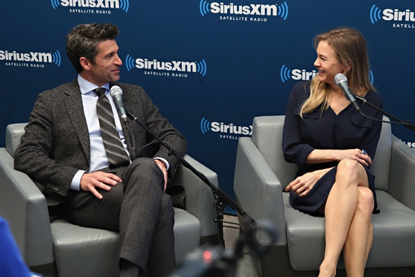 NEW YORK, NY - SEPTEMBER 12: Actors Patrick Dempsey and Renee Zellweger participate in SiriusXM's 'Town Hall' with the cast of 'Bridget Jones's Baby' hosted by Entertainment Weekly Editor Henry Goldblatt at the SiriusXM Studios on September 12, 2016 in New York City. (Photo by Cindy Ord/Getty Images for SiriusXM)