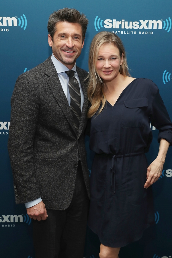 NEW YORK, NY - SEPTEMBER 12: Actors Patrick Dempsey and Renee Zellweger visit the SiriusXM Studios on September 12, 2016 in New York City. (Photo by Cindy Ord/Getty Images for SiriusXM)