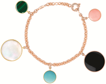 Earrings Dior pink gold diamond and pink opal JRDV95058 -Lepage