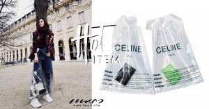 Céline plastic bag