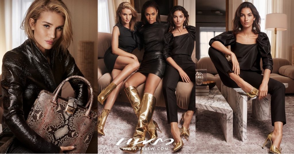 ธีมสีทองสุดหรู! Jimmy Choo ดึง 3 นางแบบผู้ทรงอิทธิพล ร่วมคอลเล็คชั่นใหม่