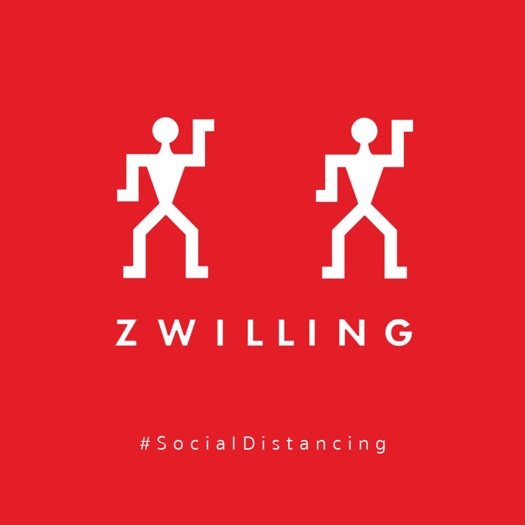 ZWILLING โลโก้ตุ๊กตาคู่ขอเว้นระยะห่างครั้งแรกในรอบ 200 กว่าปี