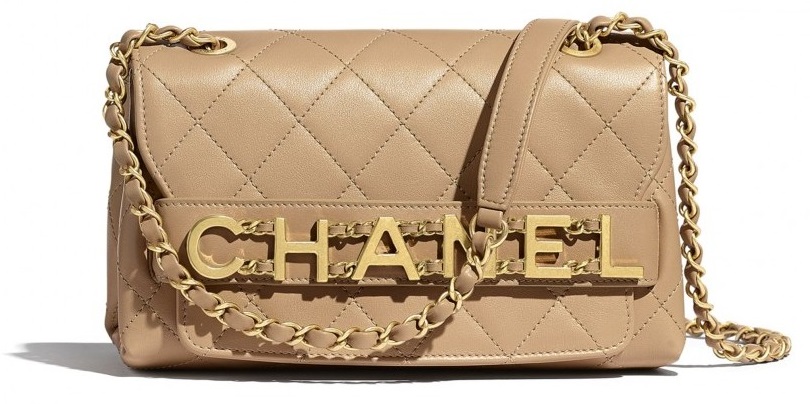 กระเป๋าแบรนด์ Chanel โทนนู้ด รุ่น Chanel Small Flap