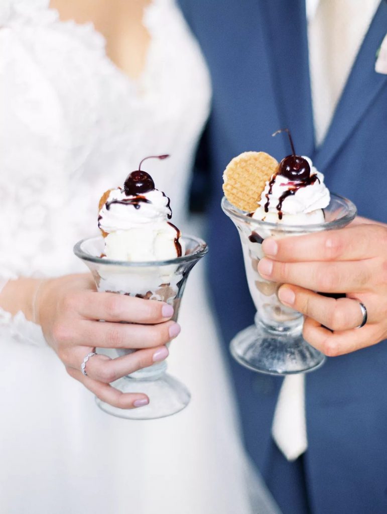 ไอศกรีมในงานแต่งงาน