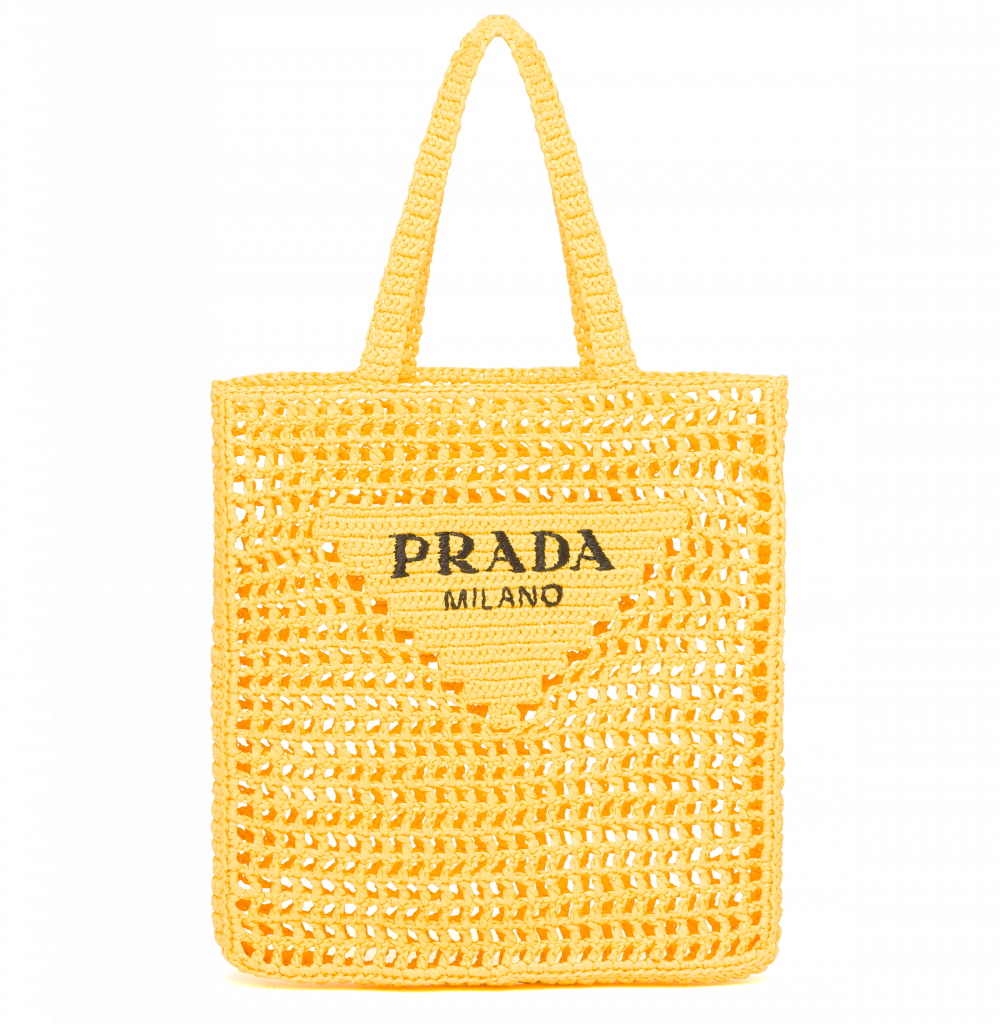 กระเป๋าสาน Prada Raffia Tote-2