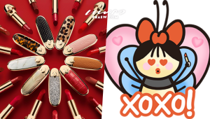 GUERLAIN ปล่อยสติ๊กเกอร์ไลน์สุดเอ็กซ์คลูซีฟครั้งแรก ออกแบบโดย จี๊ป-ภาสินี คงเดชะกุล ศิลปินชื่อดัง