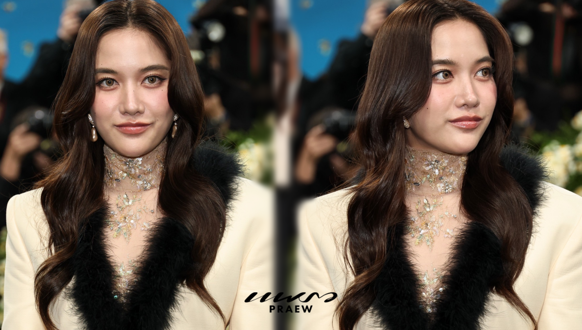 แกะบิวตี้ลุค 'ฟรีน สโรชา' สวยหรูดูแพง เฉิดฉายบนพรมแดง Met Gala 2025